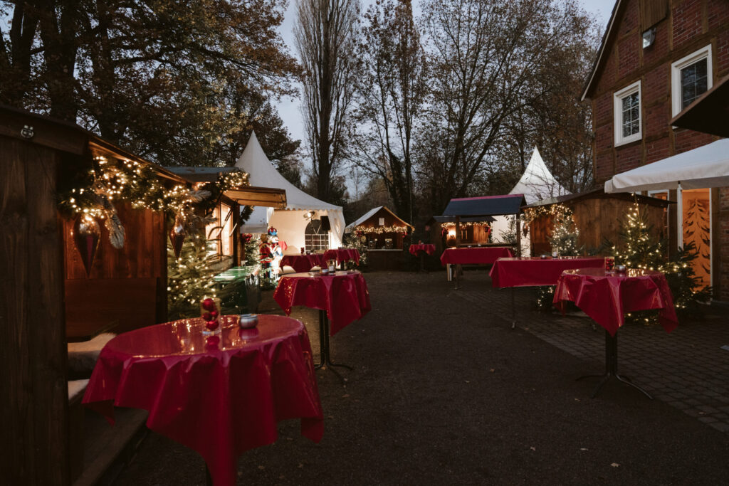 Weihnachtliche Atmosphäre auf Bombecks Hof