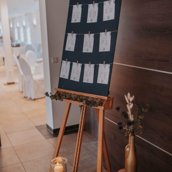 Tischplan Sitzplan Hochzeit Bombecks Hof